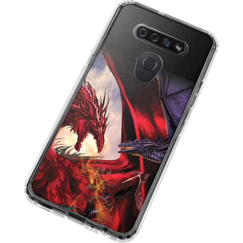 Dragon Battle by Ruth Thompson LG K51/Q51 Clear Case