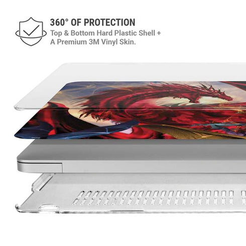 Dragon Battle by Ruth Thompson MacBook Air 13in M1 (2021) Case plus Skin