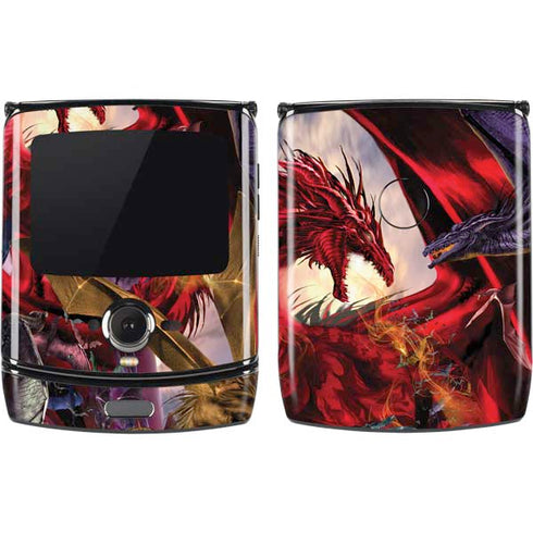 Ruth Thompson Dragon Battle Motorola RAZR Skin