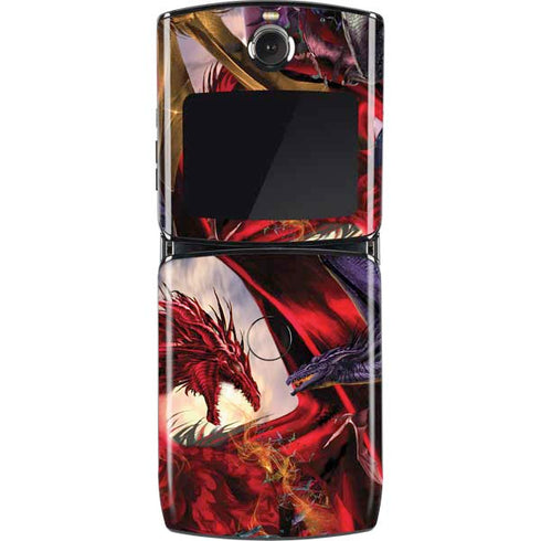 Ruth Thompson Dragon Battle Motorola RAZR Skin