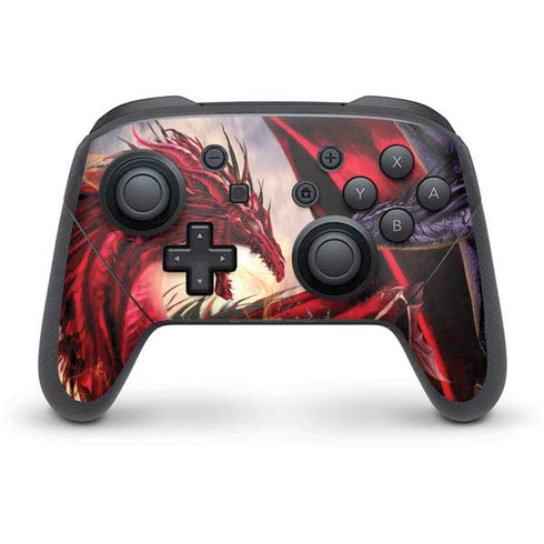 Ruth Thompson Dragon Battle Nintendo Switch Pro Controller Skin