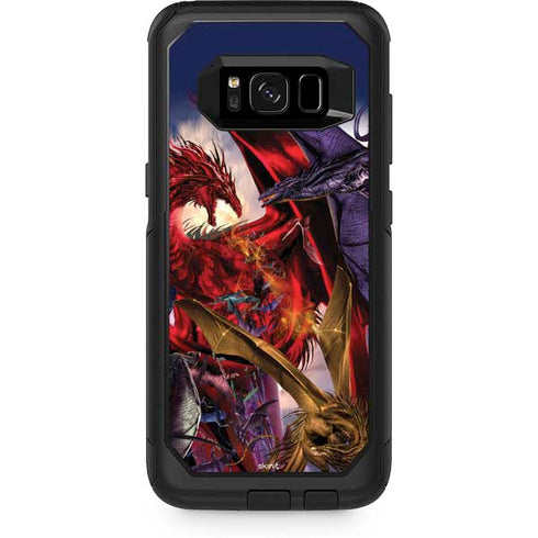 Ruth Thompson Dragon Battle Otterbox Commuter Galaxy Skin