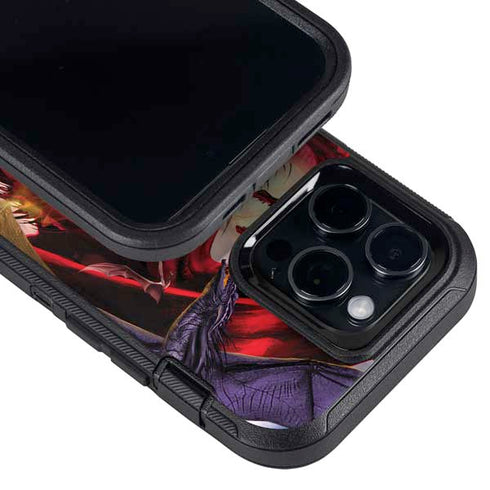 Dragon Battle by Ruth Thompson Otterbox Defender iPhone Skin