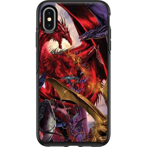 Ruth Thompson Dragon Battle Otterbox Symmetry iPhone Skin