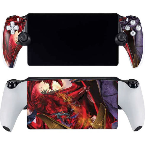 Dragon Battle by Ruth Thompson PlayStation Portal Remote Player Skin