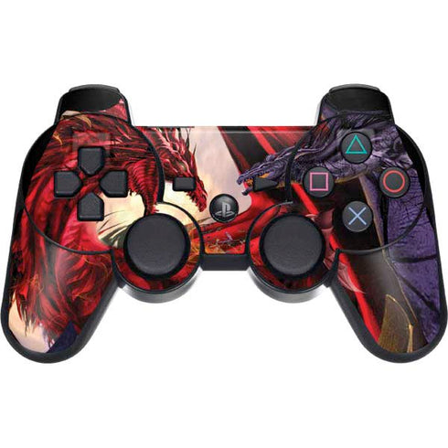 Ruth Thompson Dragon Battle PS3 Dual Shock wireless controller Skin