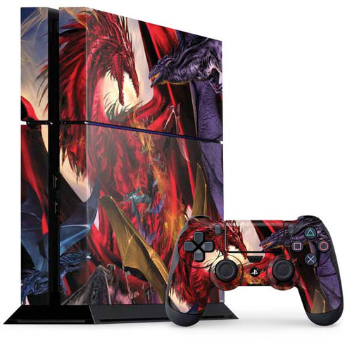 Ruth Thompson Dragon Battle PS4 Console and Controller Bundle Skin