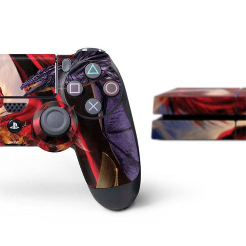 Ruth Thompson Dragon Battle PS4 Console and Controller Bundle Skin