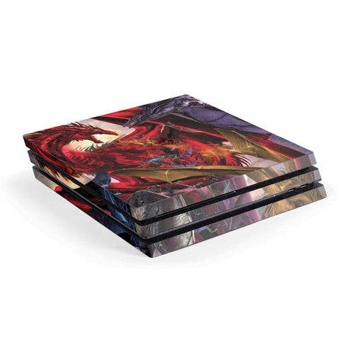 Ruth Thompson Dragon Battle PS4 Pro Console Skin