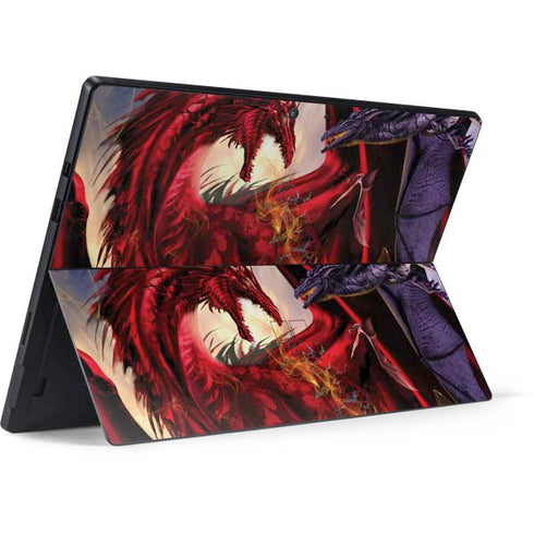 Ruth Thompson Dragon Battle Surface Pro 7 Skin