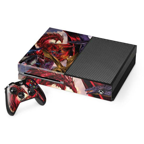 Ruth Thompson Dragon Battle Xbox One Console and Controller Bundle Skin