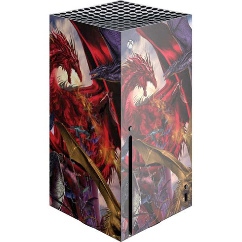 Ruth Thompson Dragon Battle Xbox Series X Console Skin