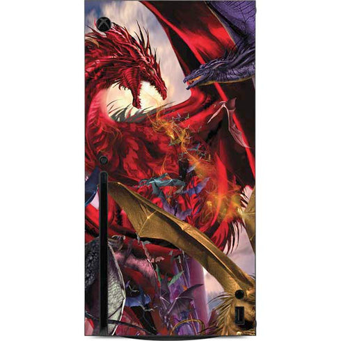 Ruth Thompson Dragon Battle Xbox Series X Console Skin