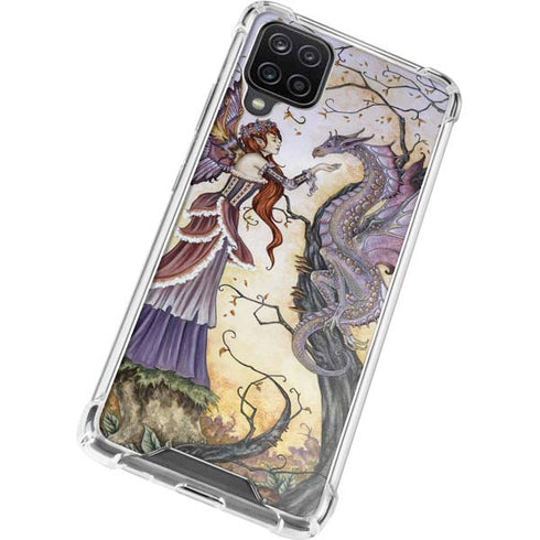 Amy Brown Dragon Charmer Fairy Galaxy A12 Clear Case