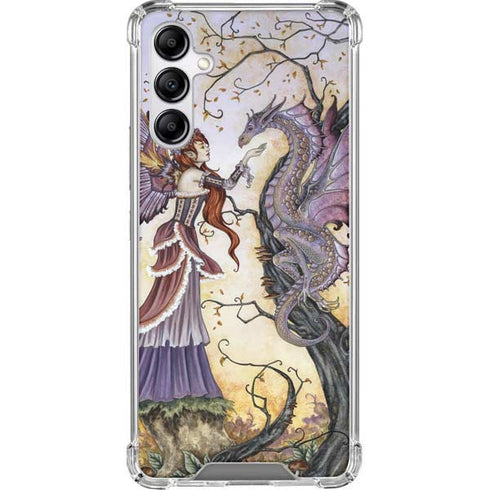 Amy Brown Dragon Charmer Fairy Galaxy A14 5G Clear Case
