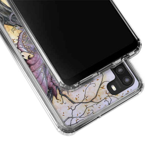 Amy Brown Dragon Charmer Fairy Galaxy A21 Clear Case