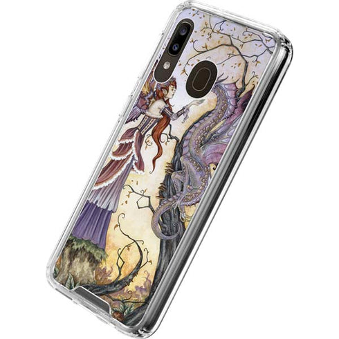 Amy Brown Dragon Charmer Fairy Galaxy A30 Clear Case