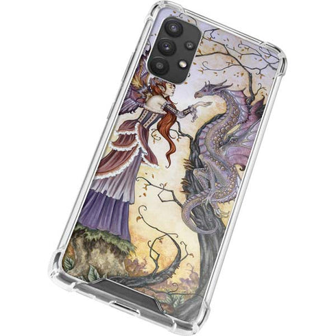 Amy Brown Dragon Charmer Fairy Galaxy A32 5G Clear Case