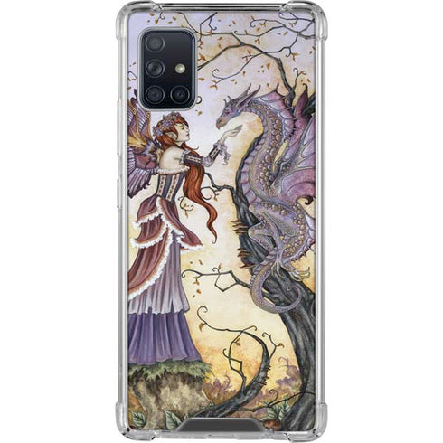 Amy Brown Dragon Charmer Fairy Galaxy A51 5G Clear Case