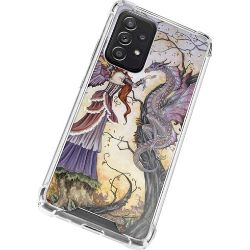 Amy Brown Dragon Charmer Fairy Galaxy A52 5G Clear Case
