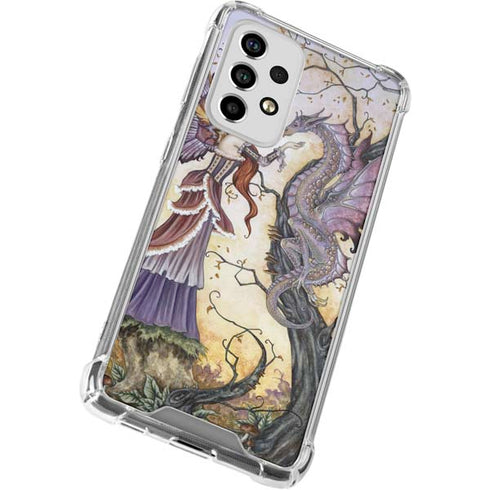 Amy Brown Dragon Charmer Fairy Galaxy A53 5G Clear Case