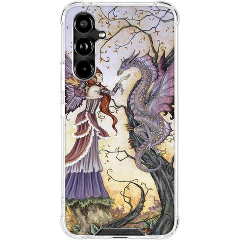 Dragon Charmer Fairy by Amy Brown Galaxy A54 5G Clear Case