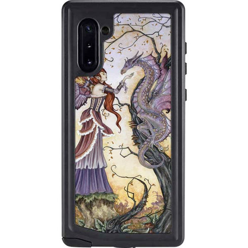 Amy Brown Dragon Charmer Fairy Galaxy Note 10 Waterproof Case