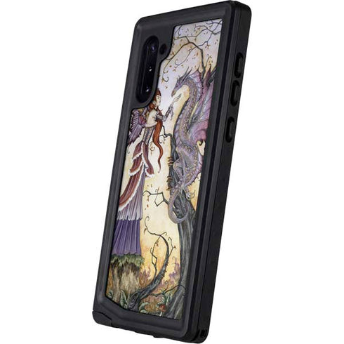 Amy Brown Dragon Charmer Fairy Galaxy Note 10 Waterproof Case