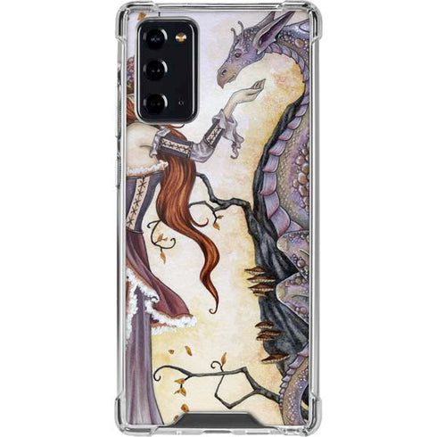 Amy Brown Dragon Charmer Fairy Galaxy Note20 5G Clear Case