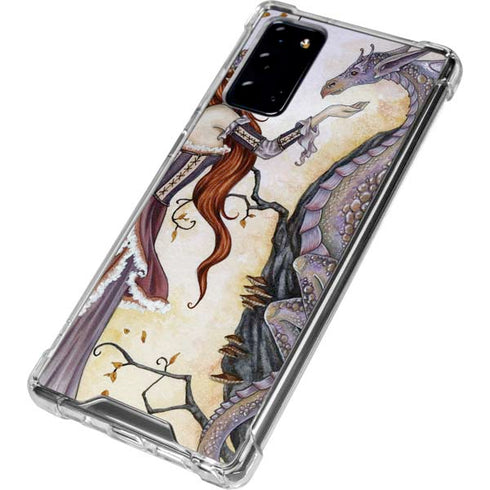 Amy Brown Dragon Charmer Fairy Galaxy Note20 5G Clear Case
