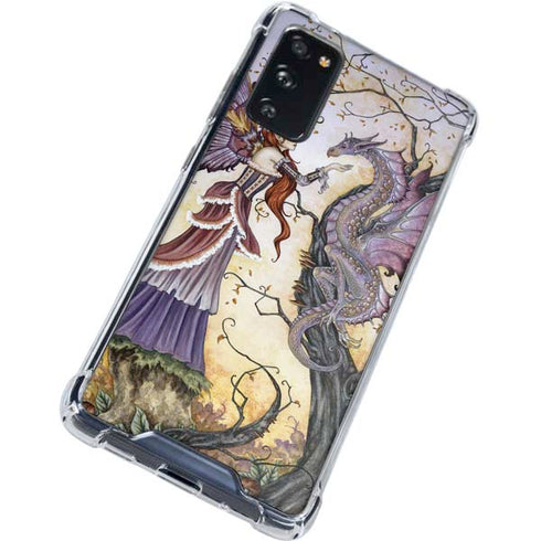Amy Brown Dragon Charmer Fairy Galaxy S20 FE Clear Case