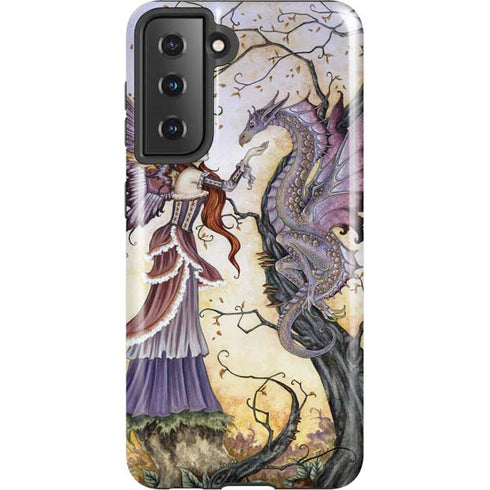 Amy Brown Dragon Charmer Fairy Galaxy S21 5G Pro Case