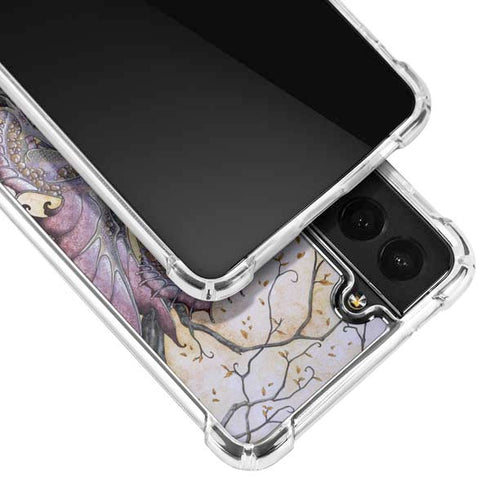 Amy Brown Dragon Charmer Fairy Galaxy S21 Plus 5G Clear Case