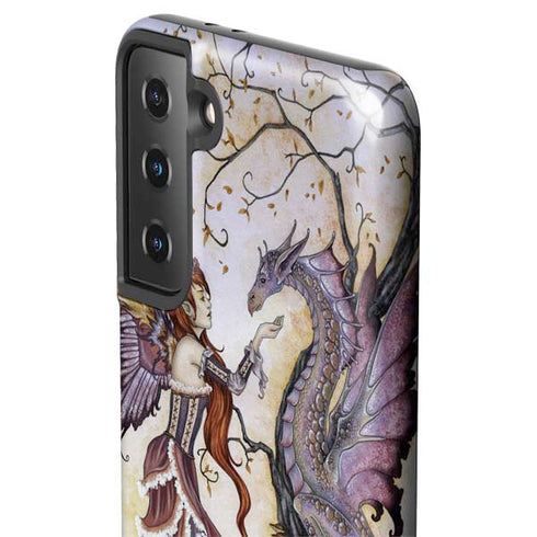 Amy Brown Dragon Charmer Fairy Galaxy S21 Plus 5G Pro Case