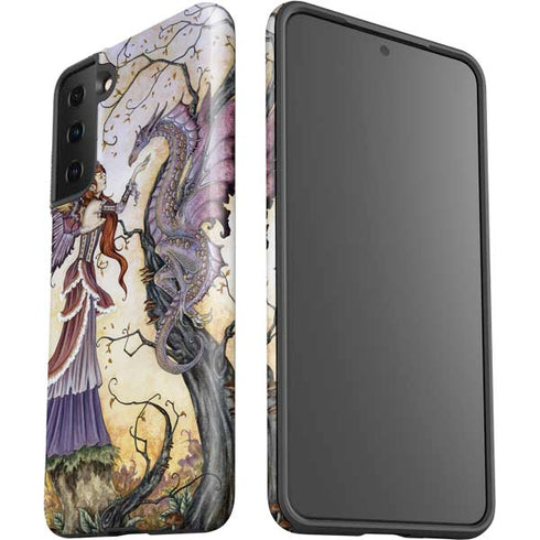 Amy Brown Dragon Charmer Fairy Galaxy S21 Plus 5G Pro Case