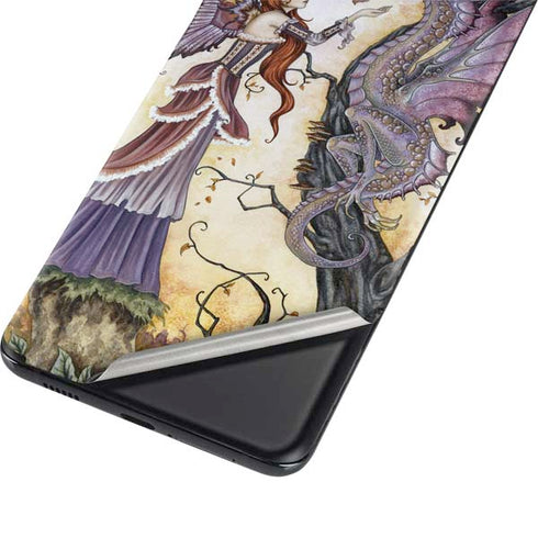 Amy Brown Dragon Charmer Fairy Galaxy S21 Ultra 5G Skin
