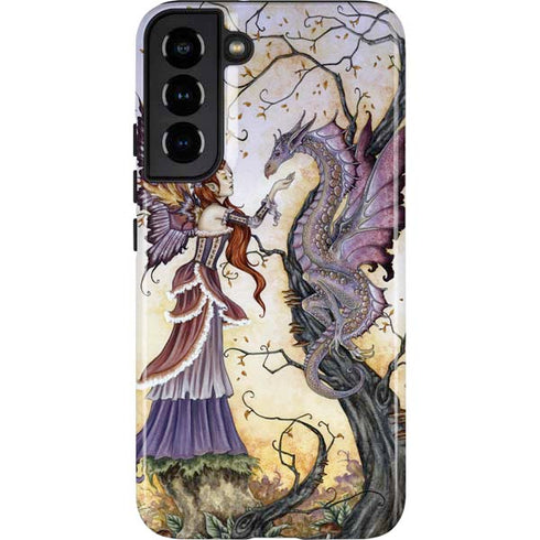 Amy Brown Dragon Charmer Fairy Galaxy S22 Plus Pro Case