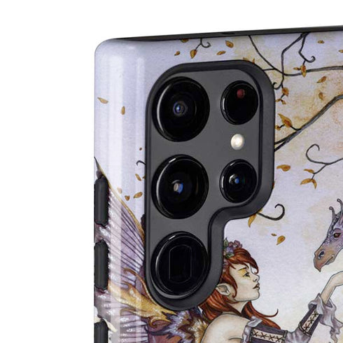 Amy Brown Dragon Charmer Fairy Galaxy S22 Ultra Pro Case