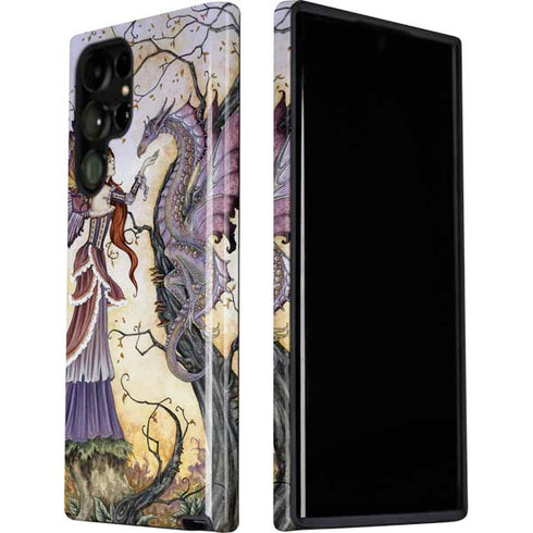 Amy Brown Dragon Charmer Fairy Galaxy S22 Ultra Pro Case