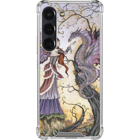 Amy Brown Dragon Charmer Fairy Galaxy S23 Clear Case