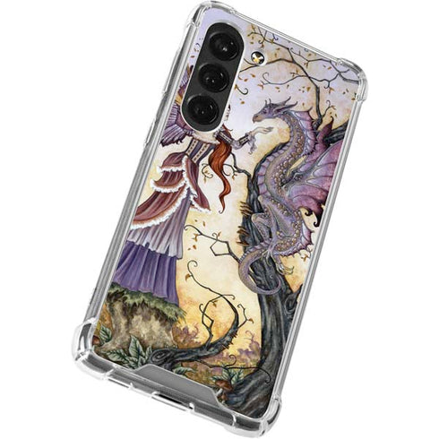 Amy Brown Dragon Charmer Fairy Galaxy S23 Clear Case