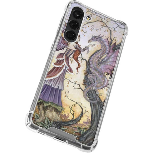 Amy Brown Dragon Charmer Fairy Galaxy S23 Plus Clear Case