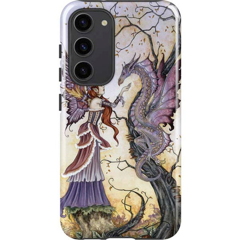 Amy Brown Dragon Charmer Fairy Galaxy S23 Plus Pro Case