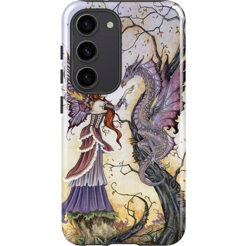 Amy Brown Dragon Charmer Fairy Galaxy S23 Pro Case