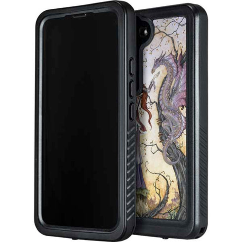 Amy Brown Dragon Charmer Fairy Galaxy S23 Waterproof Case