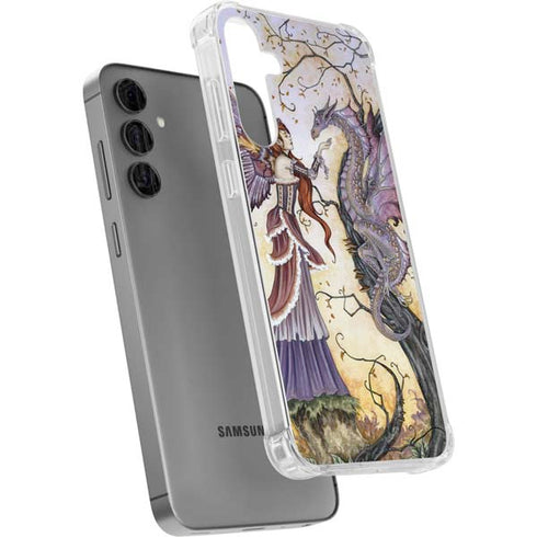 Dragon Charmer Fairy by Amy Brown Galaxy S24 Plus Clear Case