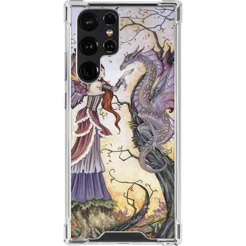 Dragon Charmer Fairy by Amy Brown Galaxy S24 Ultra Clear Case