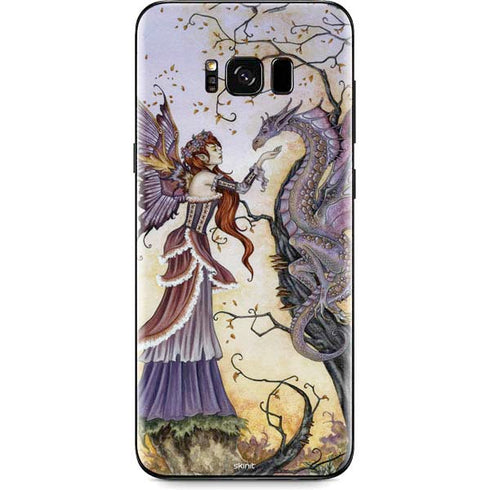 Amy Brown Dragon Charmer Fairy Galaxy S8 Skin