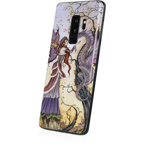 Amy Brown Dragon Charmer Fairy Galaxy S9 Plus Skin