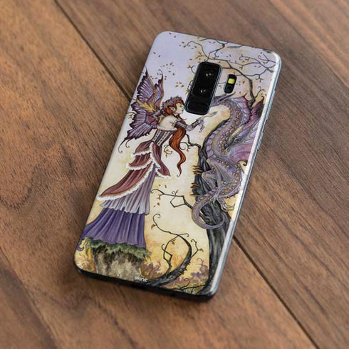 Amy Brown Dragon Charmer Fairy Galaxy S9 Plus Skin